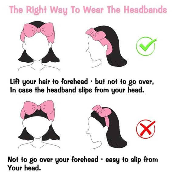 8 Pack Spa Headband for Women Facial Makeup Headband main image 4